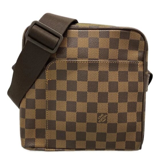 LOUIS VUITTON Olav PM Ebene Damier Shoulder Bag 788-081725 - Picture 1 of 14